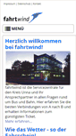 Mobile Screenshot of fahrtwind-online.de